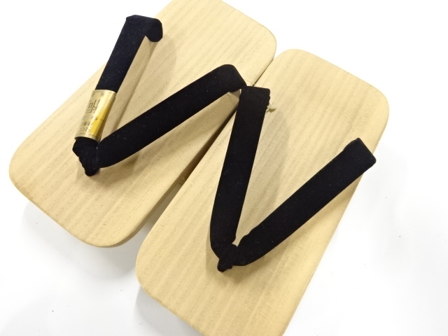 未使用品　男物桐下駄(25センチ)